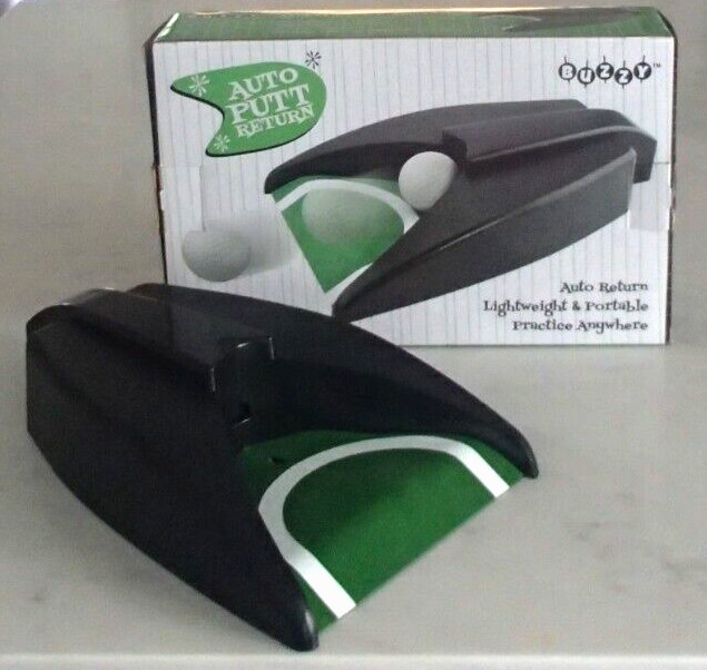 Buzzy GOLF Auto PUTT RETURN DEVICE/Training Aid, *Practice Anywhere - NIB, RV$35