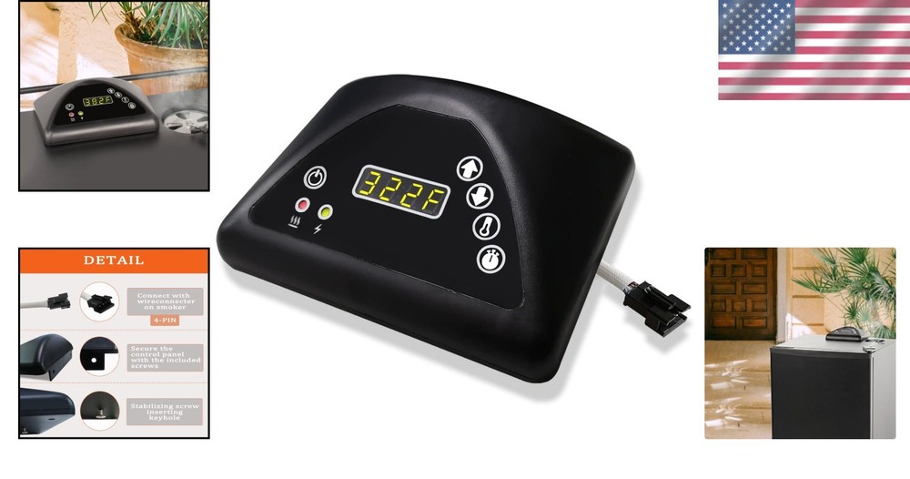 Masterbuilt Digital Smoker Control Panel 9907160014 - Accurate Temp & Easy Use