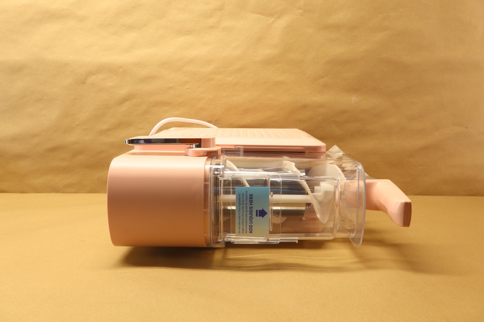 Iceman Slush-Ease Slushy Maker with Customizable Thickness, 64oz, Pink