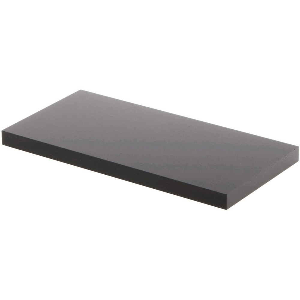 Plymor Black Rectangular Acrylic Display Base, 6" W x 3" D x 0.375" H