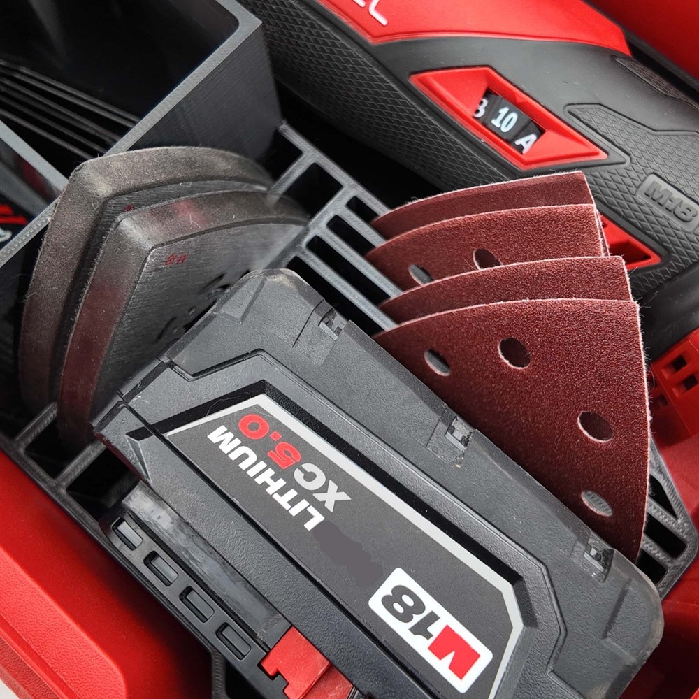 M18 Multitool Organizer for Milwaukee Compact Packout insert 2836 and 2626