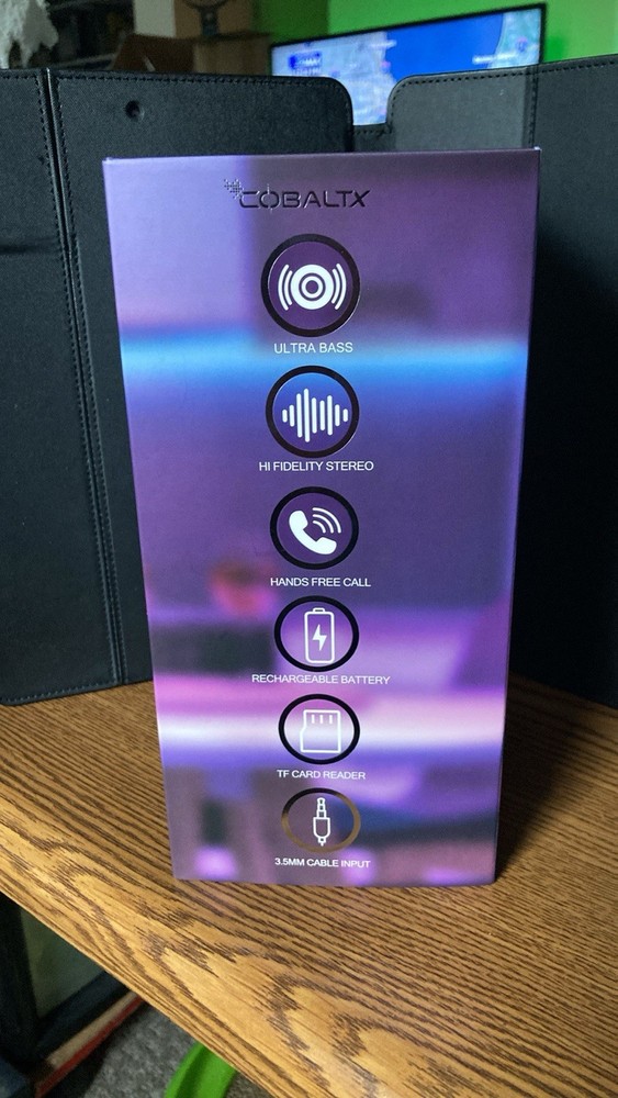 Cobaltz Multi-Color Led Light Wireless Speaker/Bluetooth