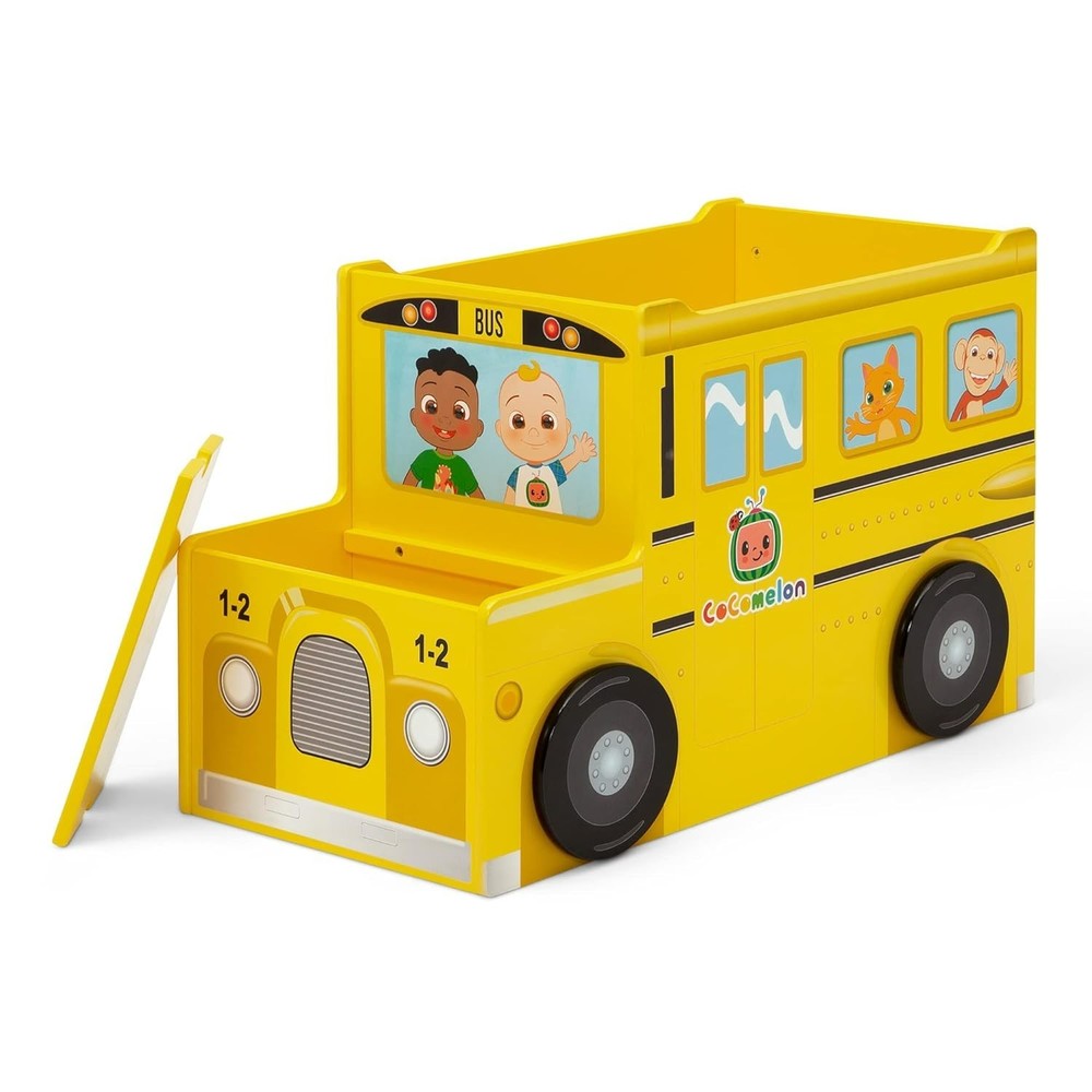 Delta Children CoComelon School Bus Toy Box