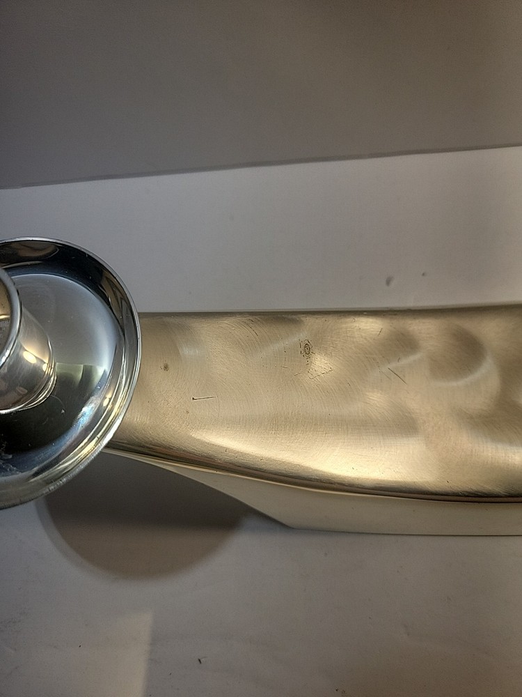 WMF Ikora 2 Light Candelabra Silver Plate Brass Modernist 4923 Germany READ