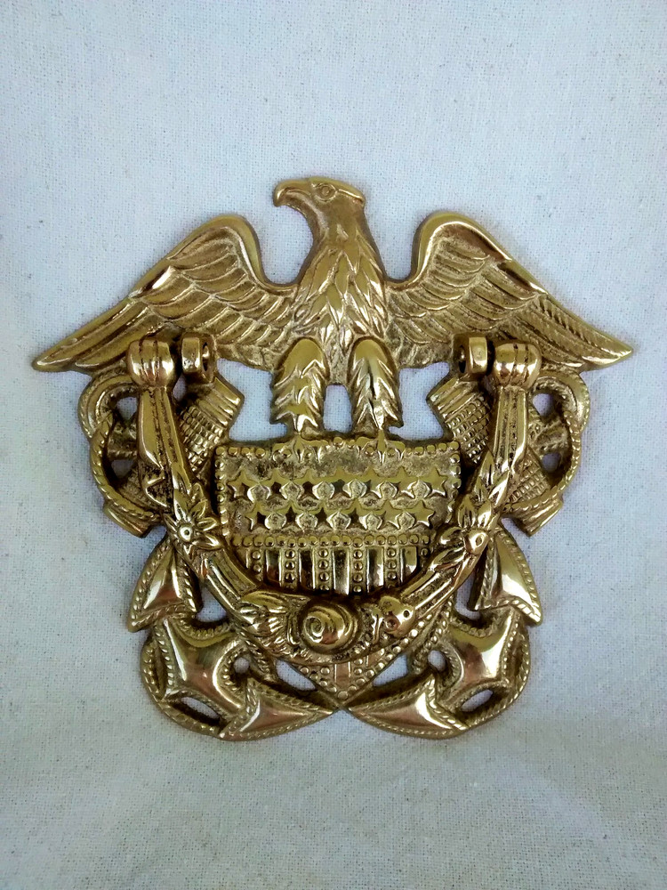 Solid Brass Eagle Door Knocker Patriot American