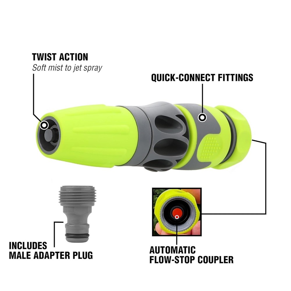 Flexzilla HFZGAK02 3pc Nozzle Kit with Quick Connectors