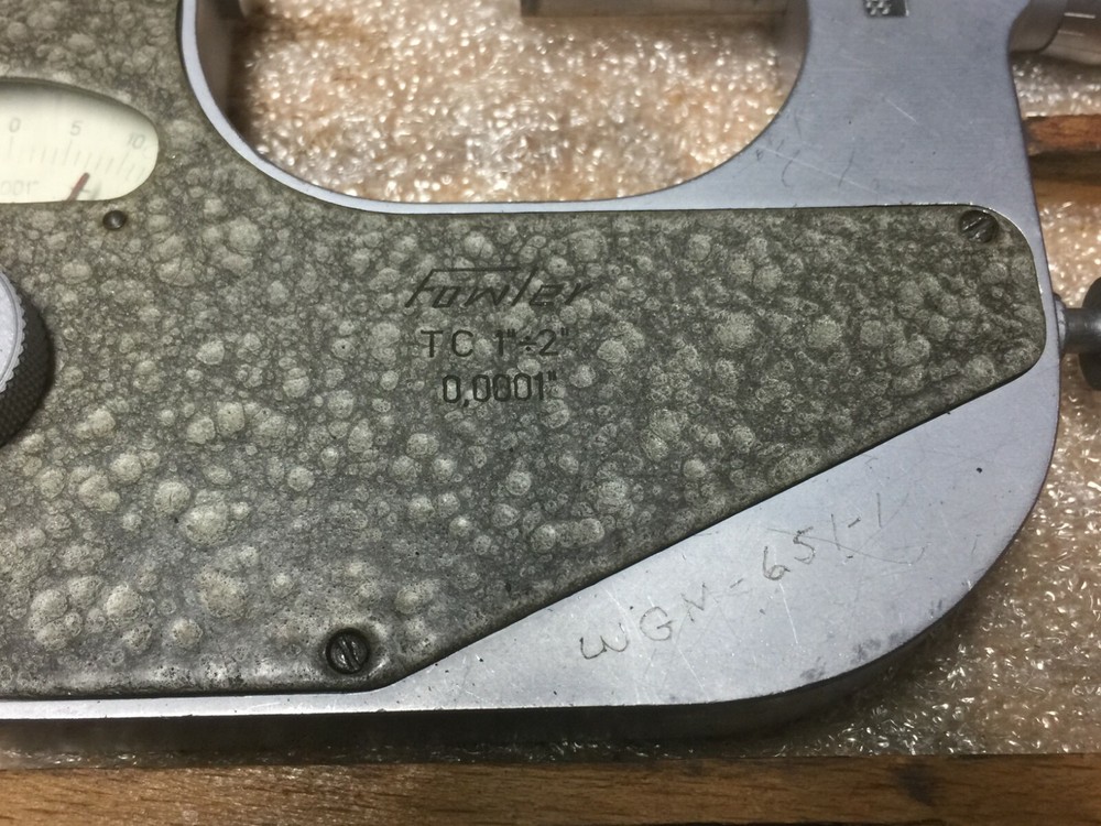 FOWLER 1-2" INDICATING MICROMETER .0001"