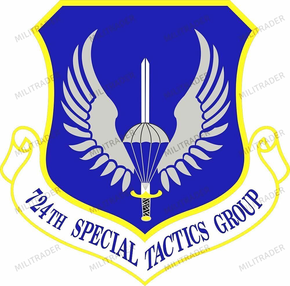 USAF 724th Special Tactics Group Self-adhesive Vinyl Decal
