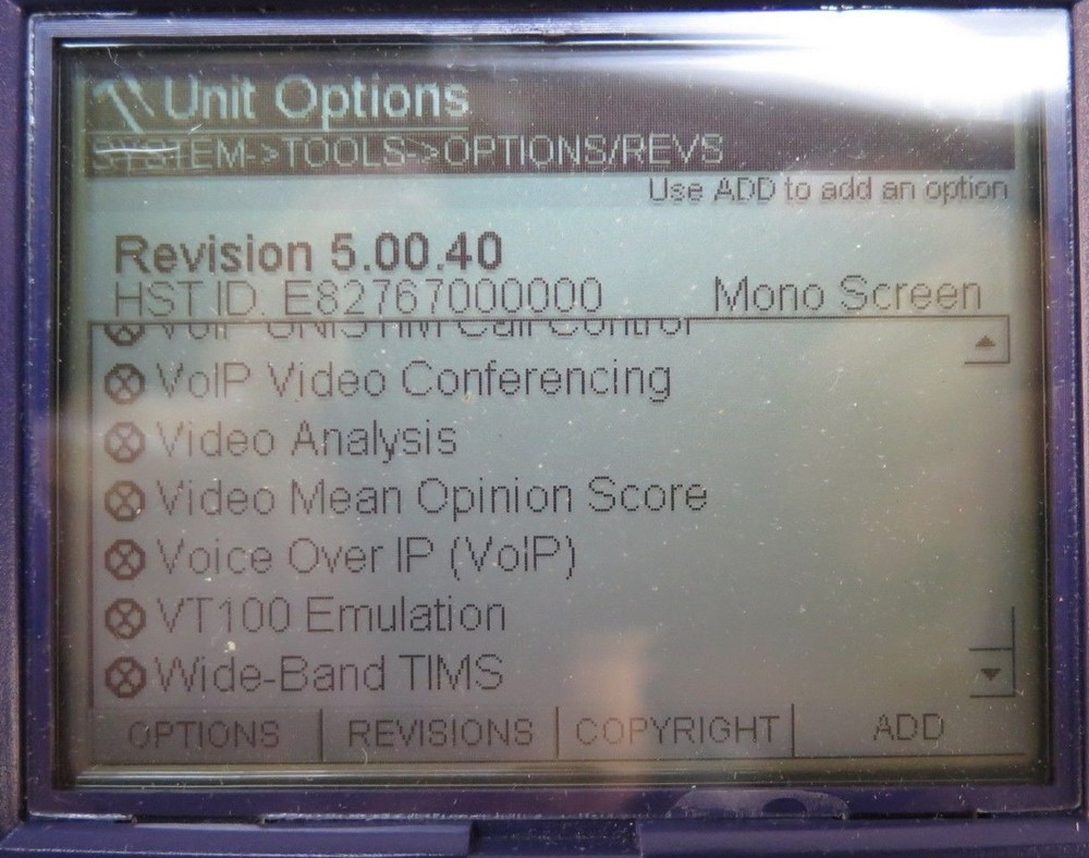 JDSU Acterna HST3000 SIM T1 Ethernet / Optical Tester w/ Soft Case