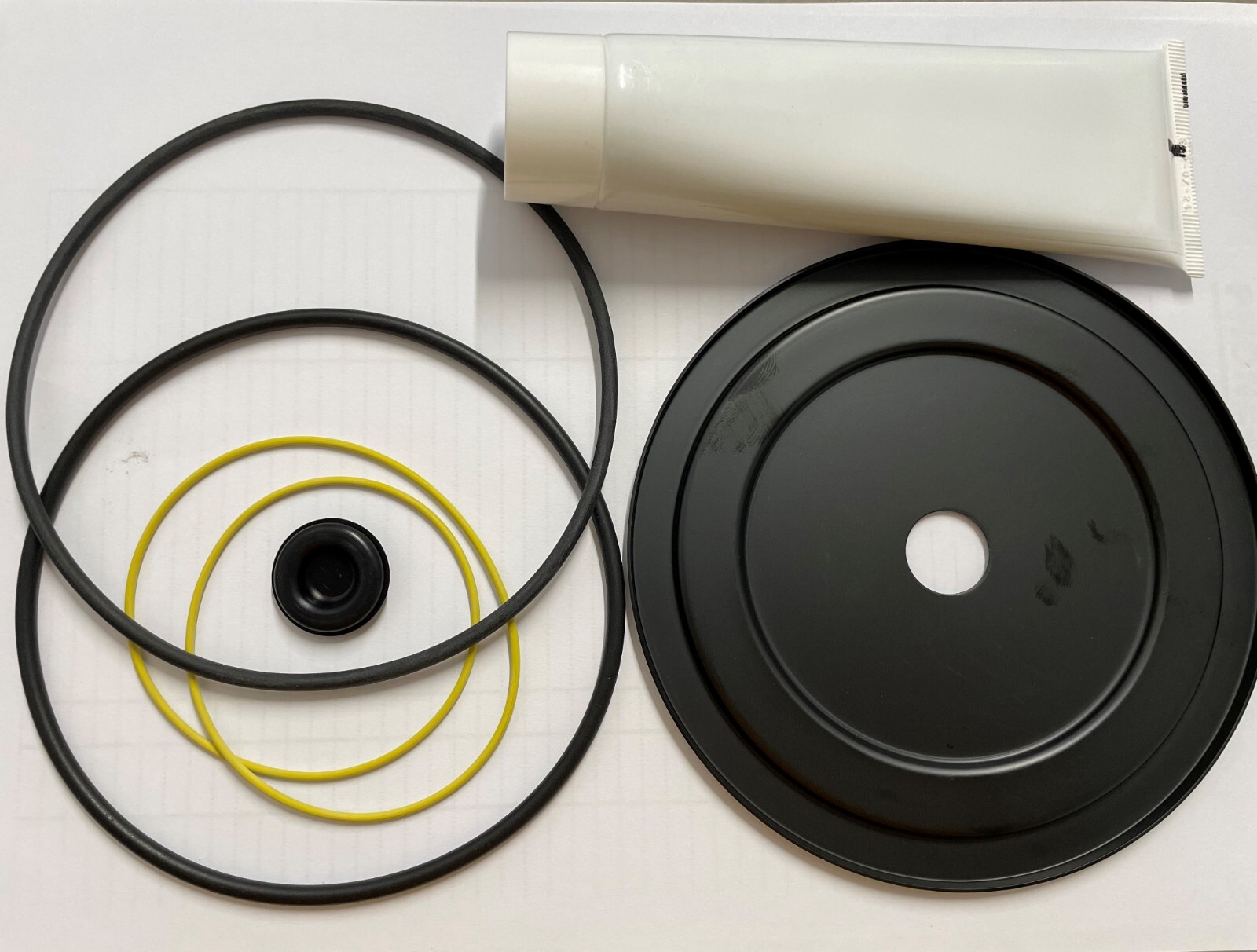 Benford Terex TV1000 TV1200 Roller Drive Motor Front Cover Plate & Seals A01360D