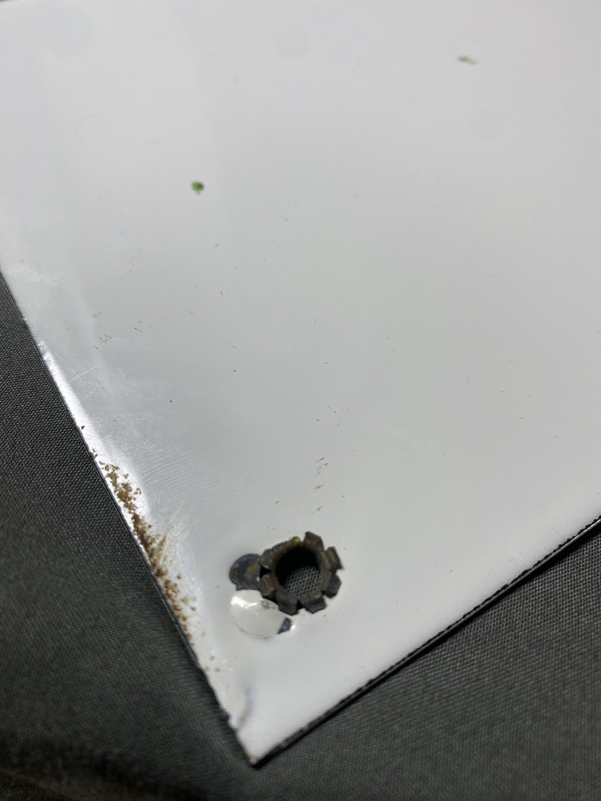 Drink Coca Cola Trade Mark Porcelain Sign 18x6”