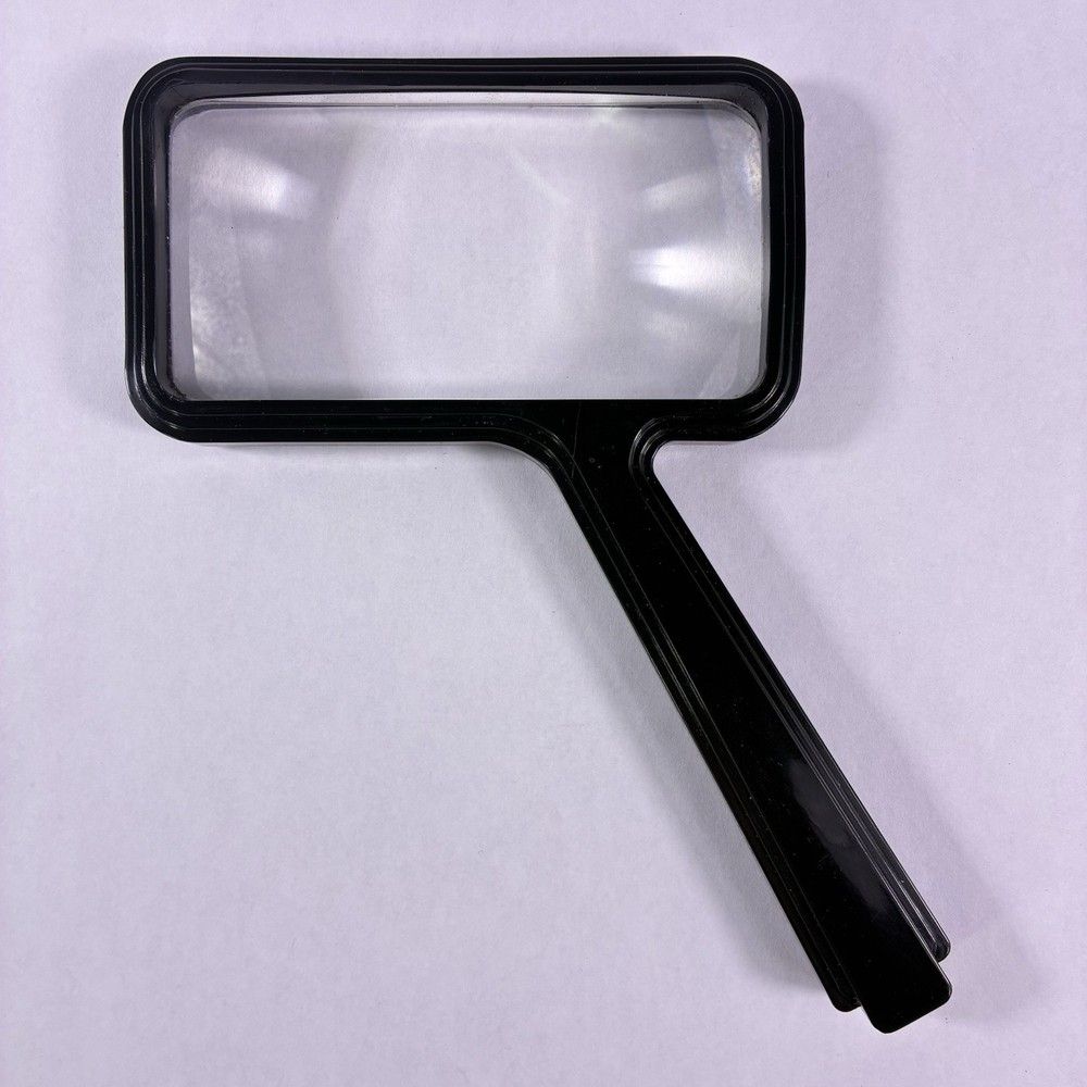 Vtg Bausch & Lomb Rectangular Reader Magnifying Reading Glass w/ Original Box