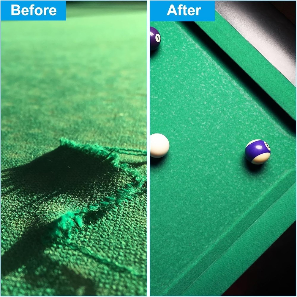 Pilling-Resistant Snooker Cloth - 9ft Blue Billiard Table Replacement Felt