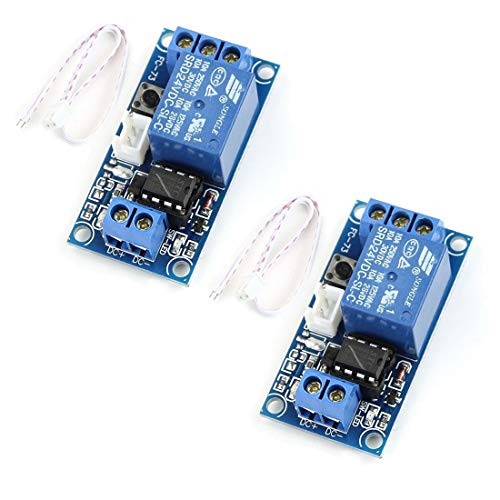 2pcs 24V Single Bistable Self-Locking Relay Module Push to Start and Stop …
