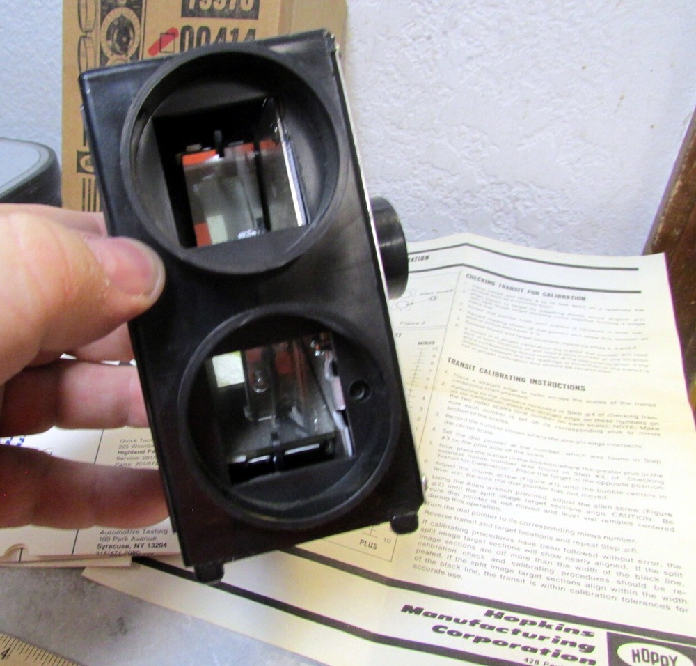 Vintage Hoppy camera Split image transit 00414 w/ box & paperwork, untested