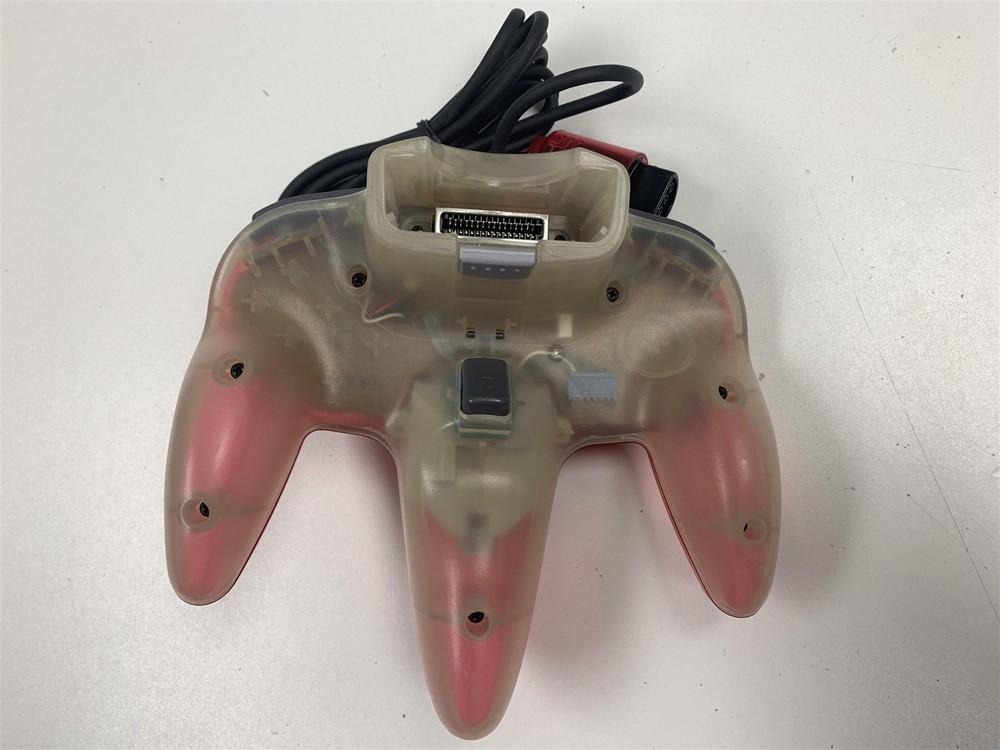 Nintendo 64 N64 Watermelon & Clear Bottom Controller
