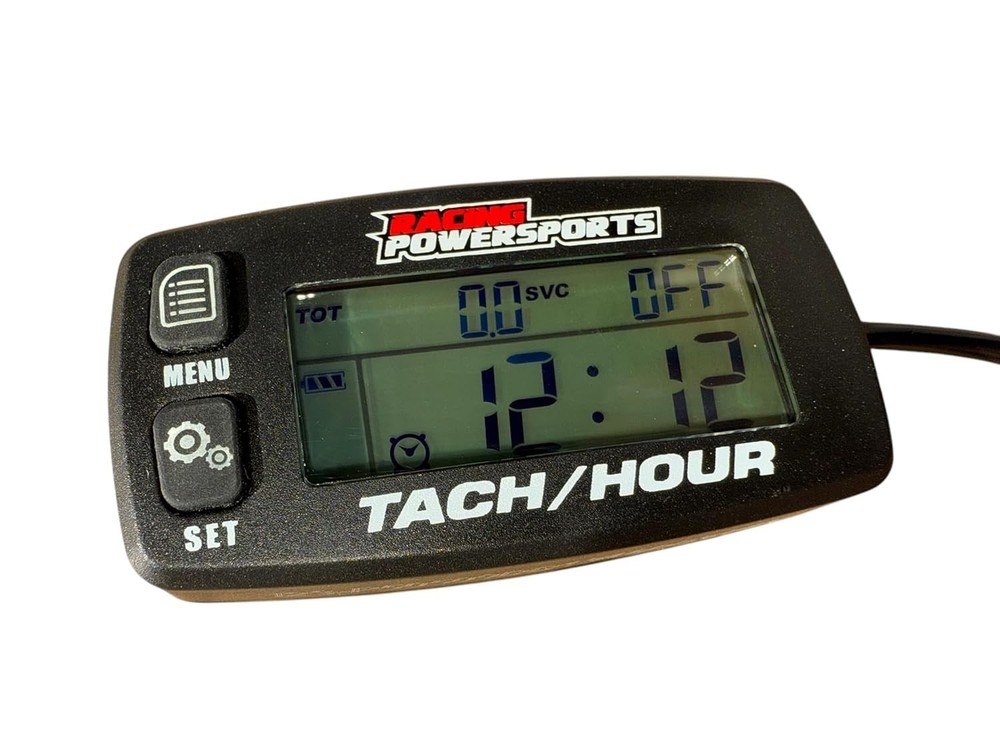 Digital Tach Tachometer Hour Meter - Waterproof