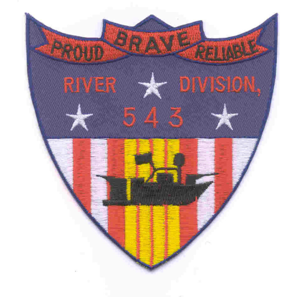 RIVDIV 543 River Division Patch Proud Brave Reliable
