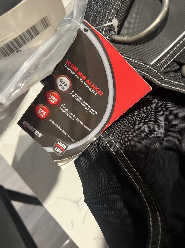 Mares Icon MRS Plus SCUBA BCD Buoyancy Compensator Size Medium