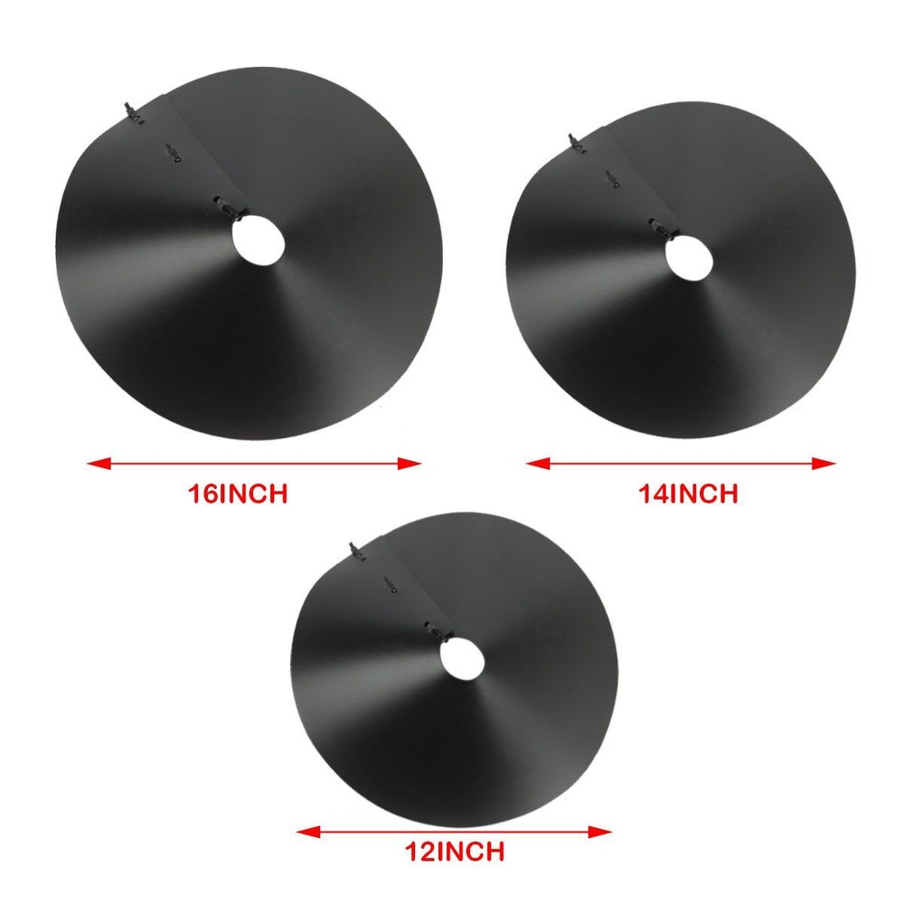 12" 14" 16" Wrap Around Squirrel Baffle Bird Feeder Squirrel Proof Baffle Wrap