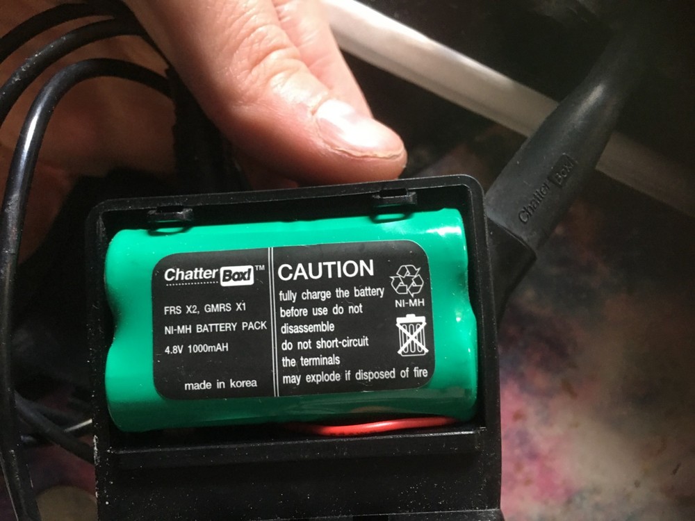 ChatterBox GMRS X1 Communication System Works But Needs To Replace Battery