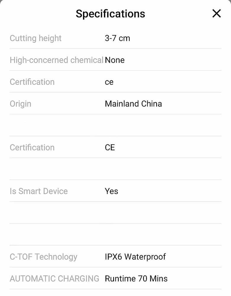 New C-TOF Tech-App Controlled Intelligent Robot Lawn Mower