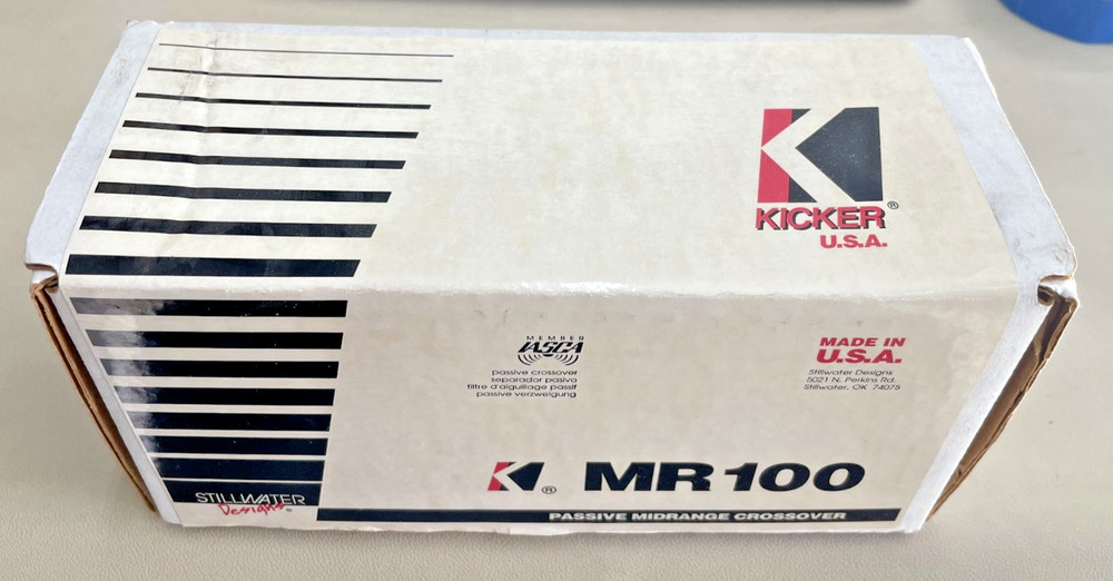 Old School Kicker MR-100 Passive Midrange Bandpass Crossover, Pair, NOS #325