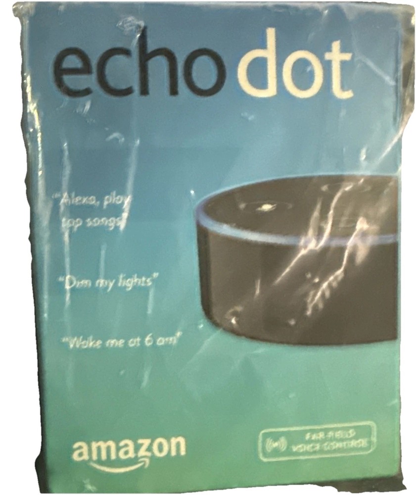 Amazon Echo Dot  Smart Speaker w/ Alexa, Charcoal ~ New & Sealed