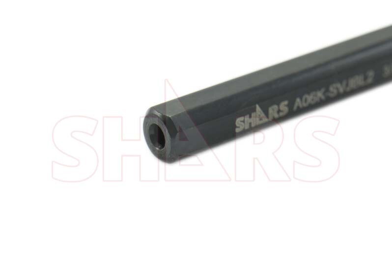 3/8" LH A06K-SVJBL-2 Coolant Through Indexable Boring Bar VBMT Insert !]