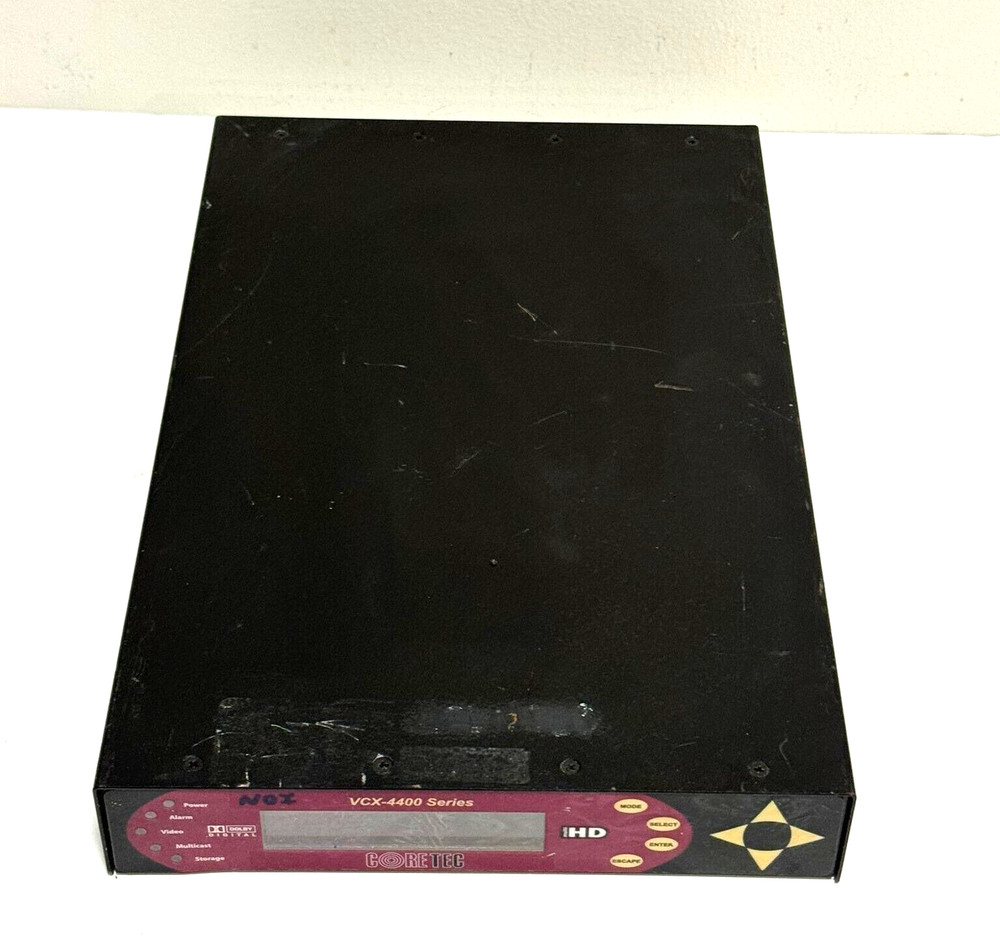 Core Tec VCX4400 Series MPEG Video ETHERNET ENCODER