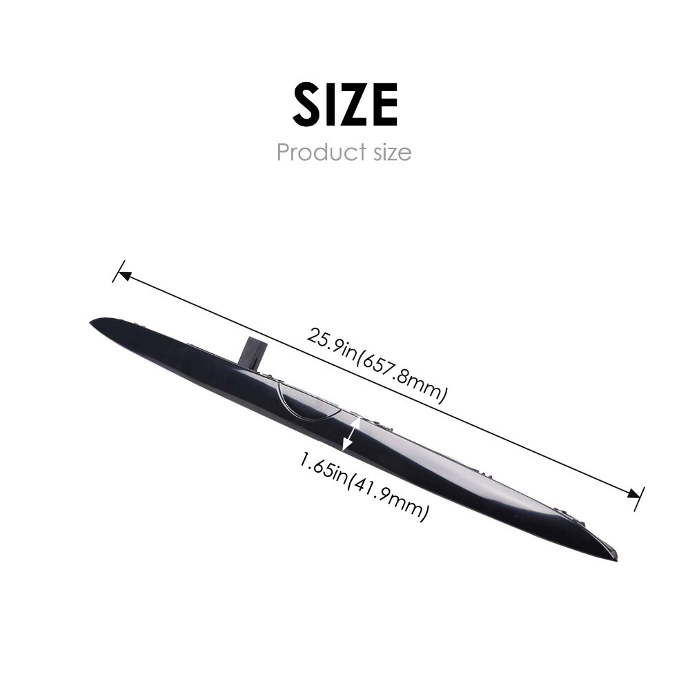 Trunk Lid Tailgate Grip Handle Black 51137170676 For 2000-2006 BMW E53 X5