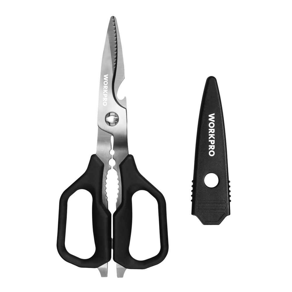 WORKPRO Heavy Duty Kitchen Scissors Multipurpose Shears with Detachable Blades
