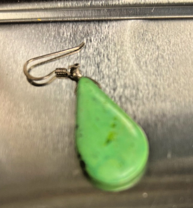 JADE EARRINGS WITH REAL JADE