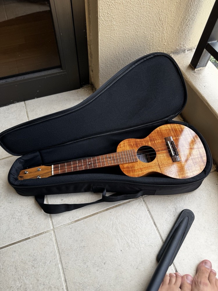 Ana’Ole Solid Koa Concert Ukulele Hand Made