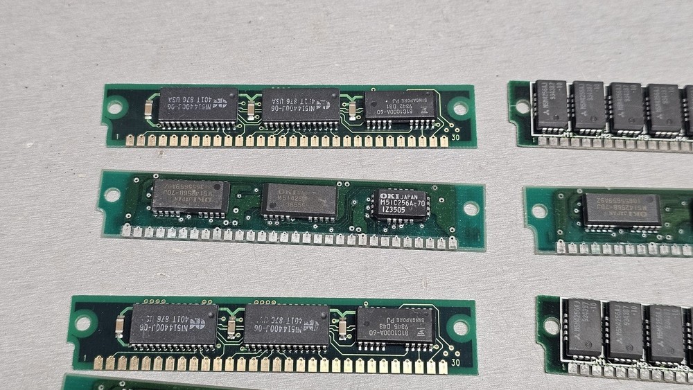 Various 30-Pin 1MB Simm Memory (BAD)(Does not Boot)