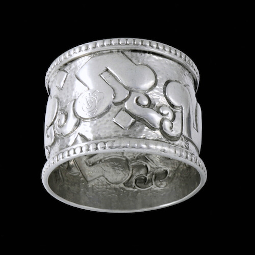Thorvald Bindesbøll (1846-1908). Silver Napkin Ring.