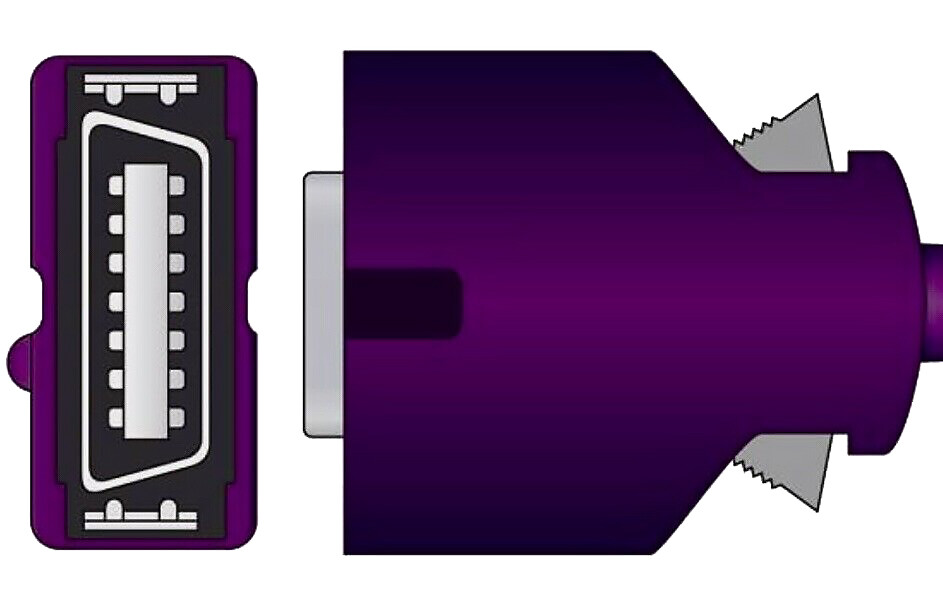 Welch Allyn DOC-10 Spo2 Adapter Cable Compatible - Same Day Shipping