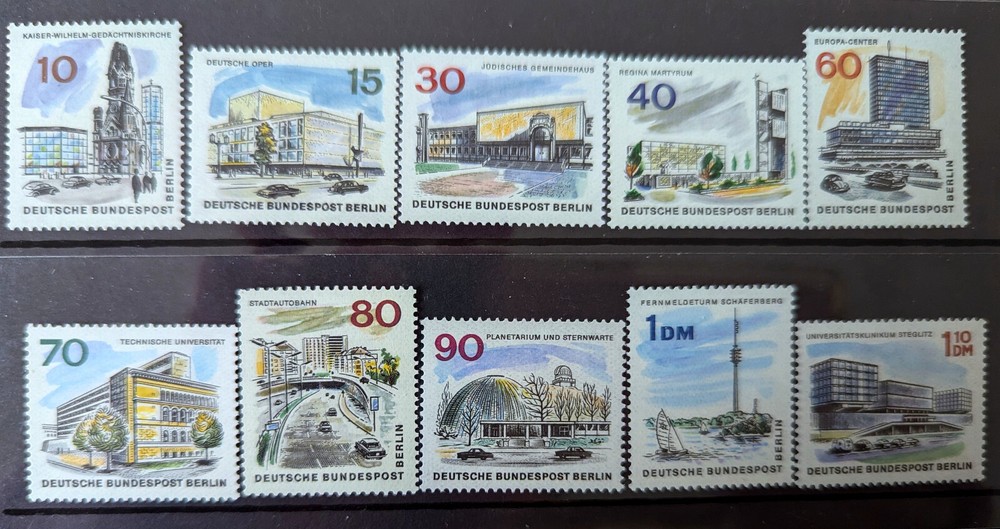 Stamps Germany Berlin Views