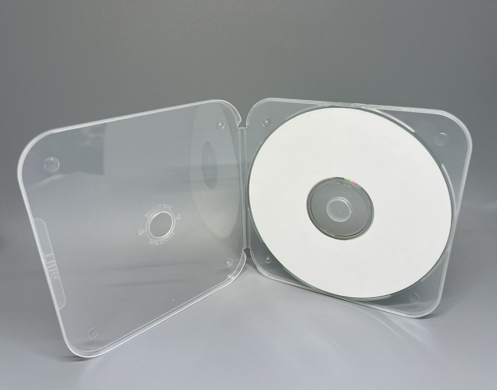 200 PCS NEW CLEAR DISCSAVER POLY CD DVD CASE CLAMSHELL SHELL CSHELL CASES, PSC14