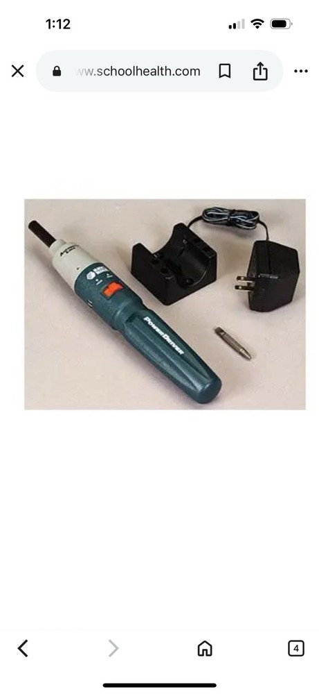 cordless power screwdriver