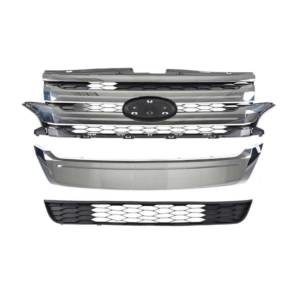 For 2011 2012 2013 2014 Ford Edge Complete Front Bumper Grille Assembly Grill