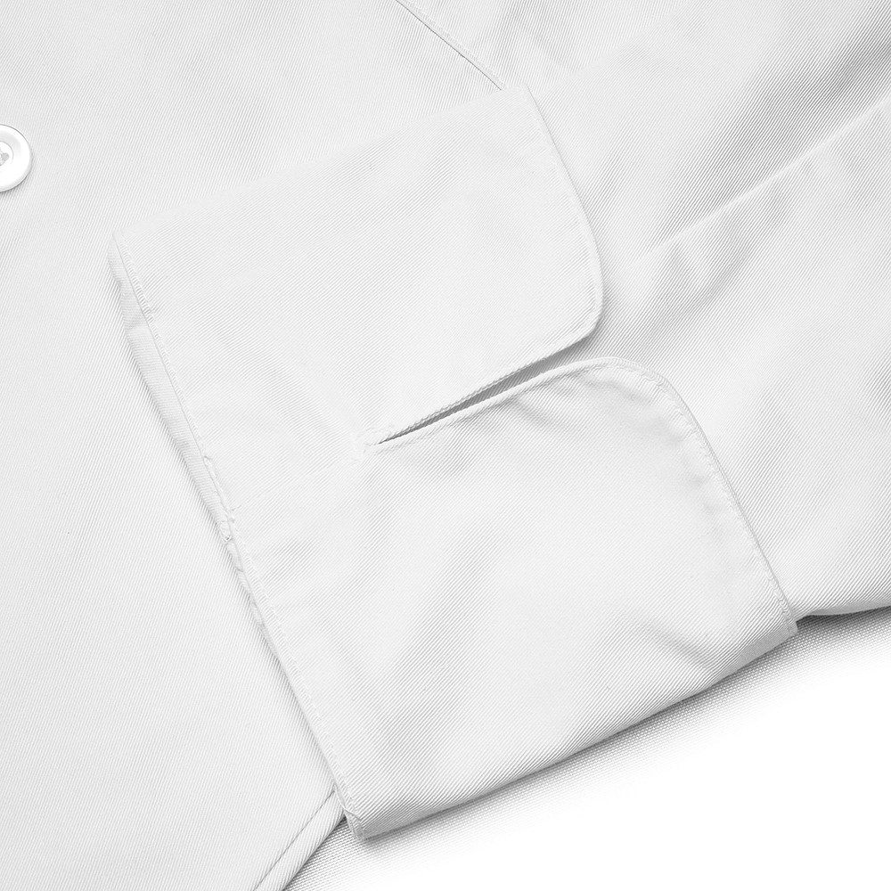 White Long Sleeve Button Chef Coat/Jacket - Unisex - Medium
