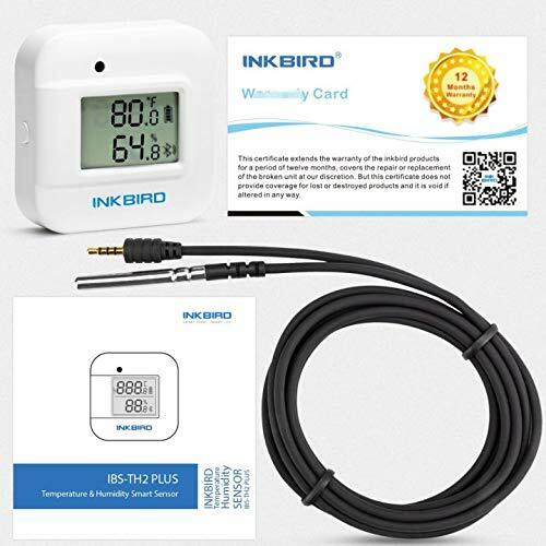 Bluetooth Temperature Humidity Thermometer Data Loggers IBS-TH2 External Probe