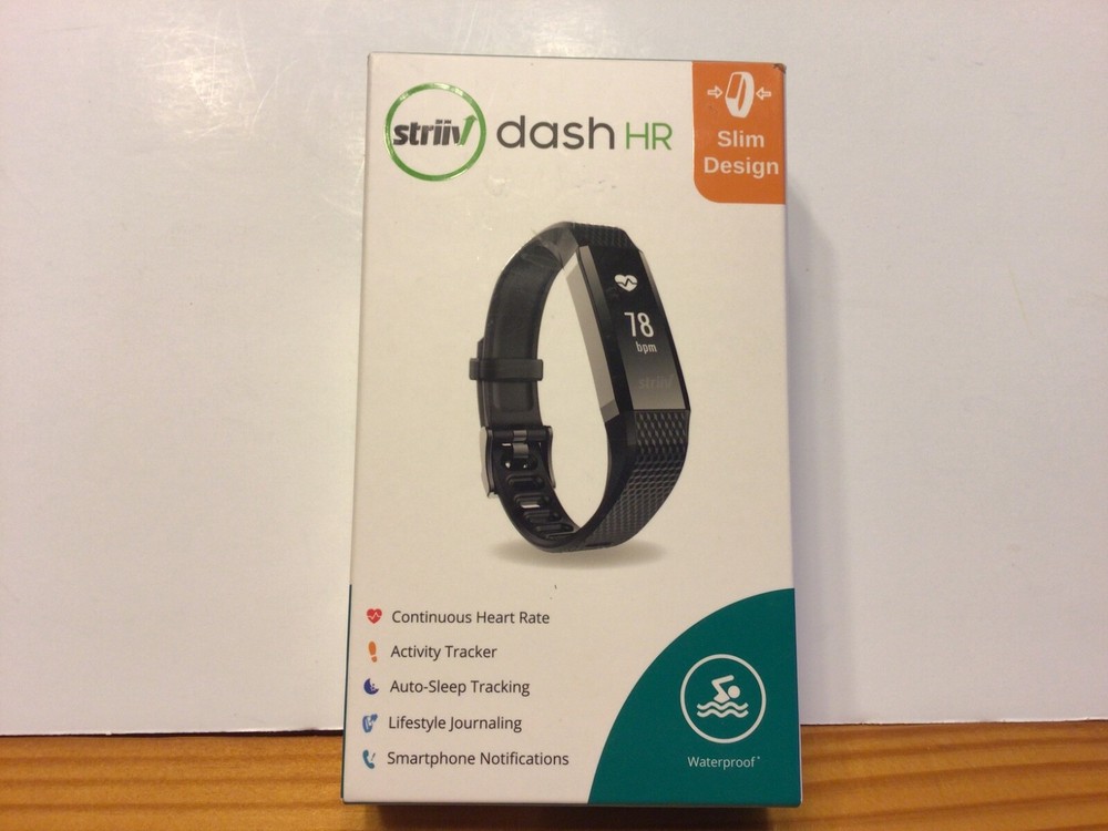 striiv dash hr smartphone notifications Activity tracker waterproof