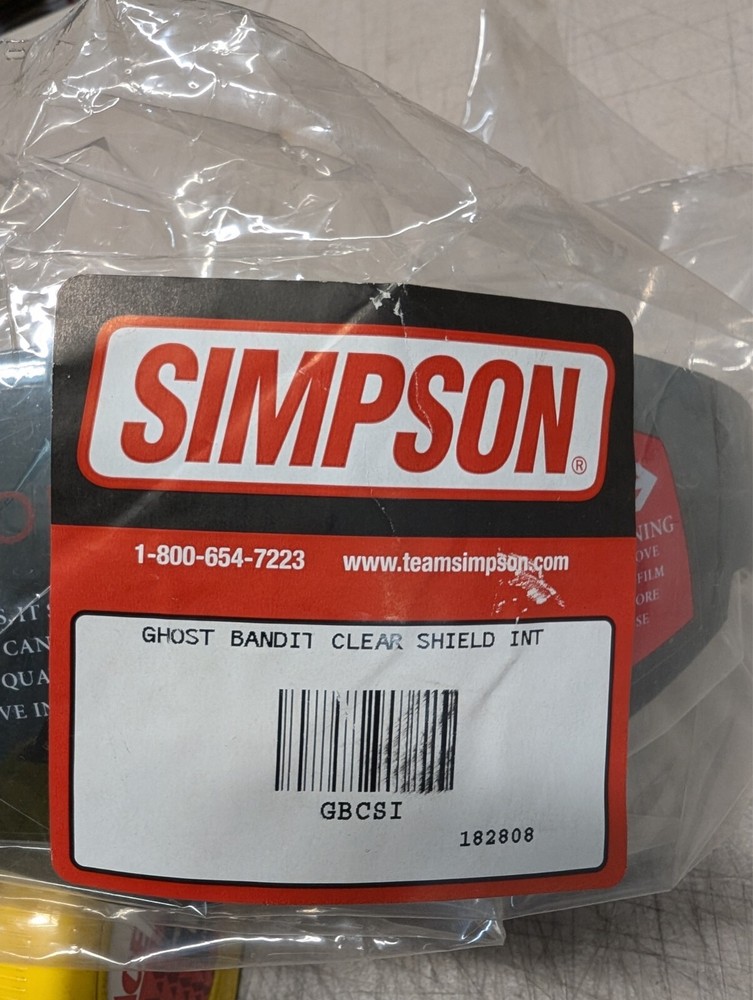 Simpson Motorcycle GBDSSI Internal Shield - GhostBandit;New,Open/Wrong packaging