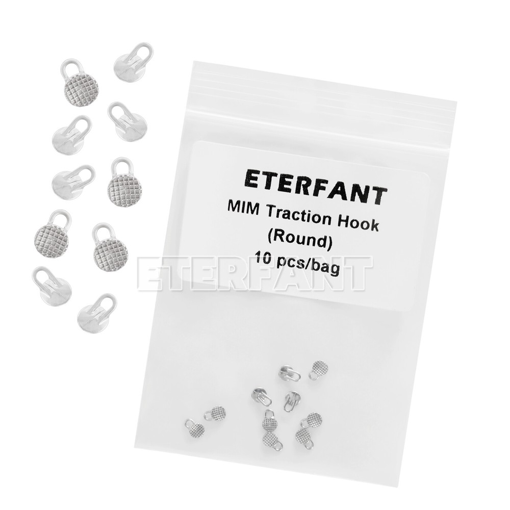 ETERFANT Dental Ortho Lingual Buttons Round Bondable/Rectangular/Button Chains
