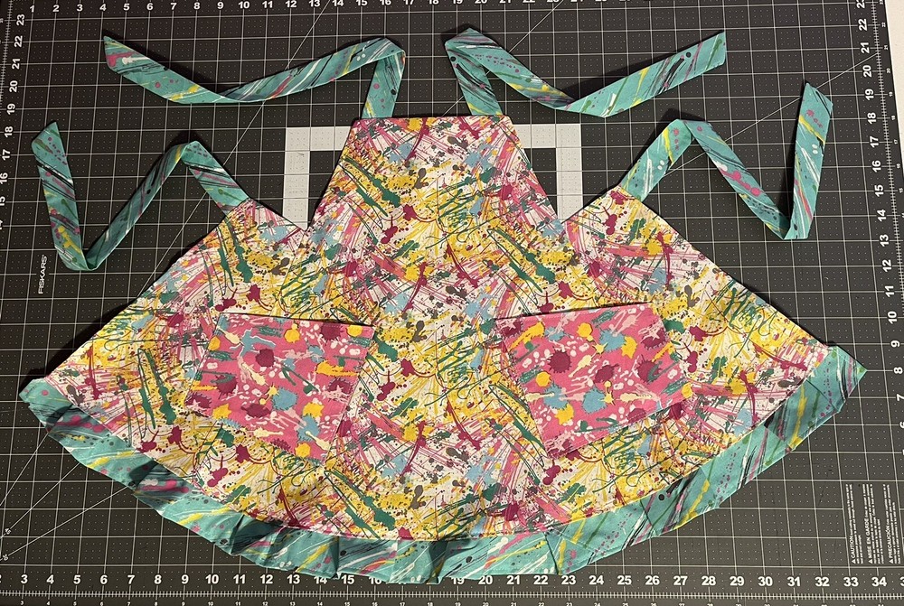 Paint Spatter Kids Apron 3/4T