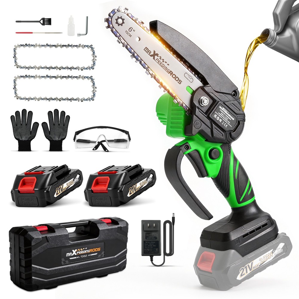 3 Chains for Mini Chainsaw Cordless 21V Battery Powered with Guide Bar Pruning