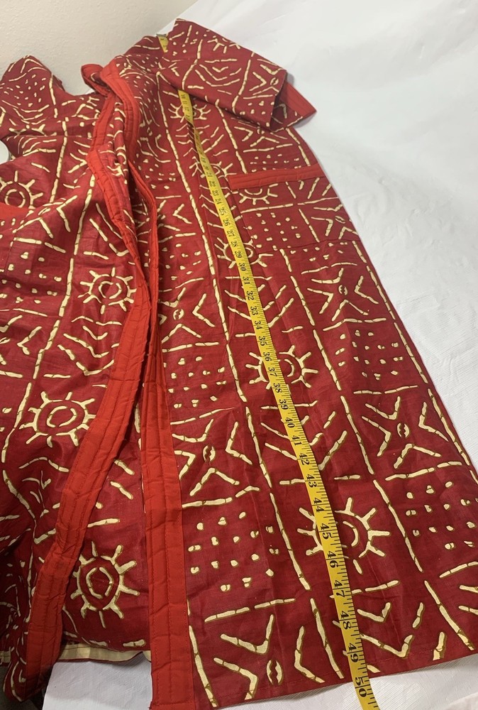 Handmade African Print Kimono Duster | Long Robe open front oversized