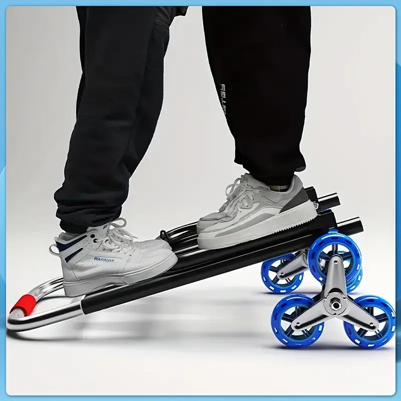 Stair Climbing Cart Heavy Duty Folding Hand Truck Dolly 460 lbs 6 Wheels + Ropes